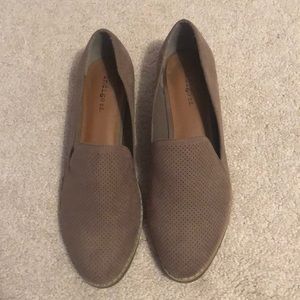 Taupe loafers